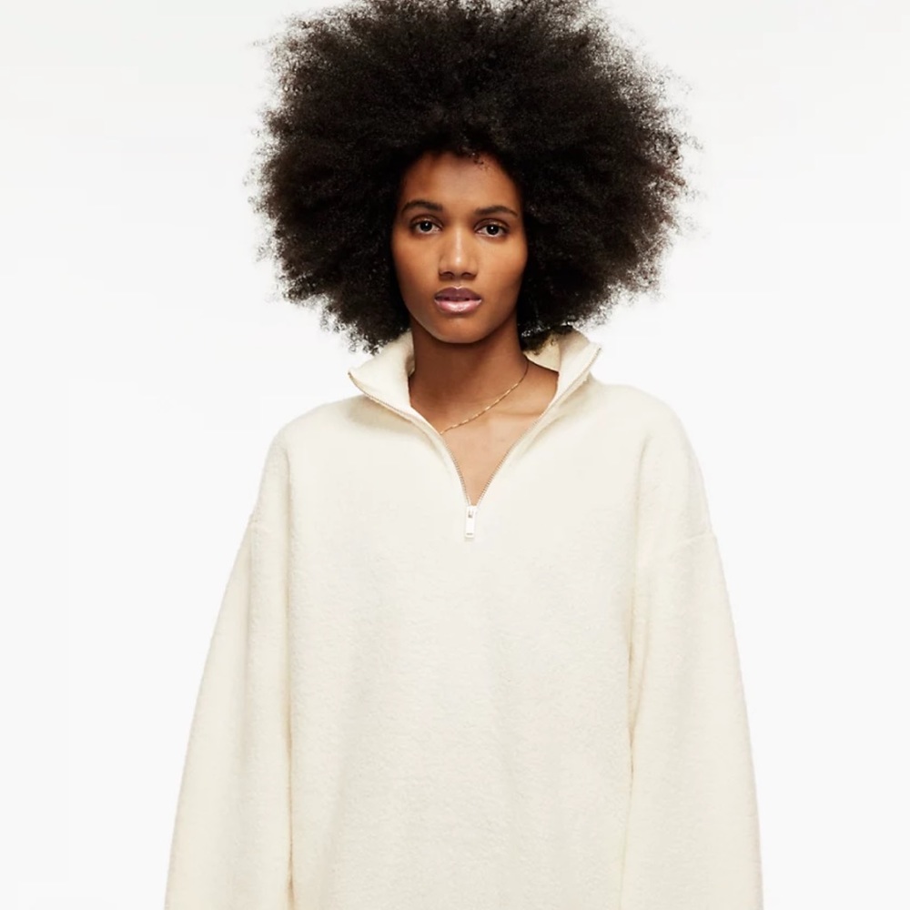 Mock neck sweatershirt